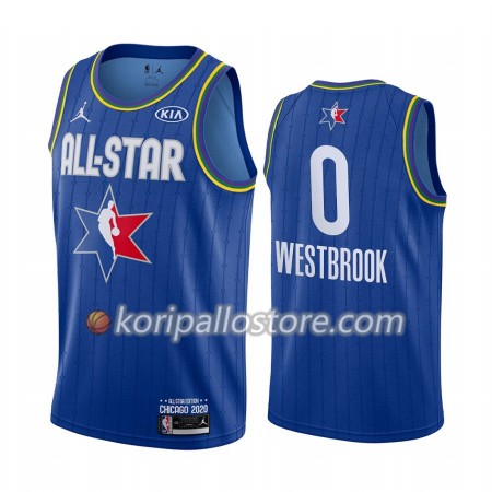 Houston Rockets Russell Westbrook 0 2020 All-Star Jordan Brand Sininen Miesten Pelipaidat Swingman 